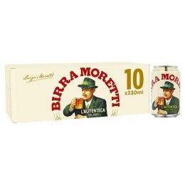 Birra Moretti 10x330ml cans